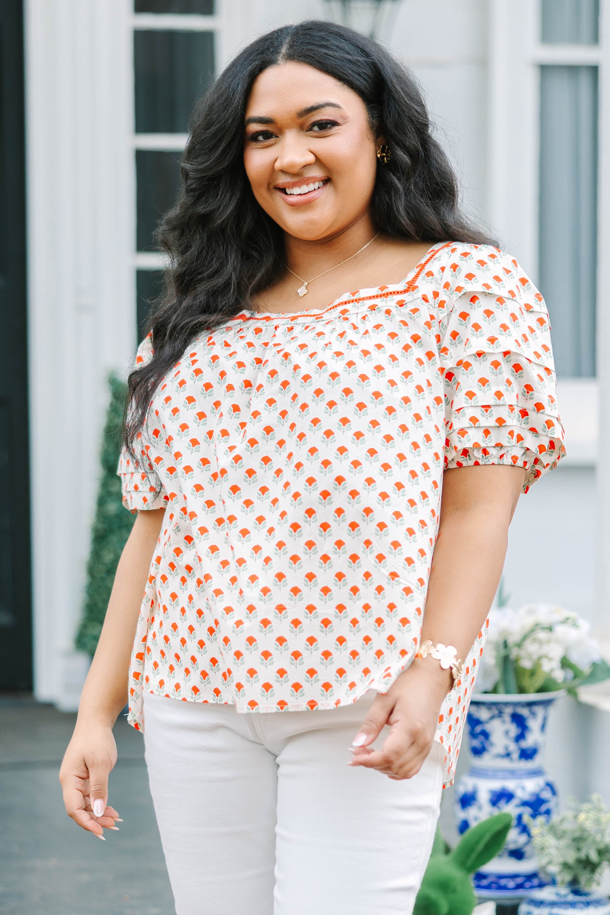 On Your Heart Top, Red