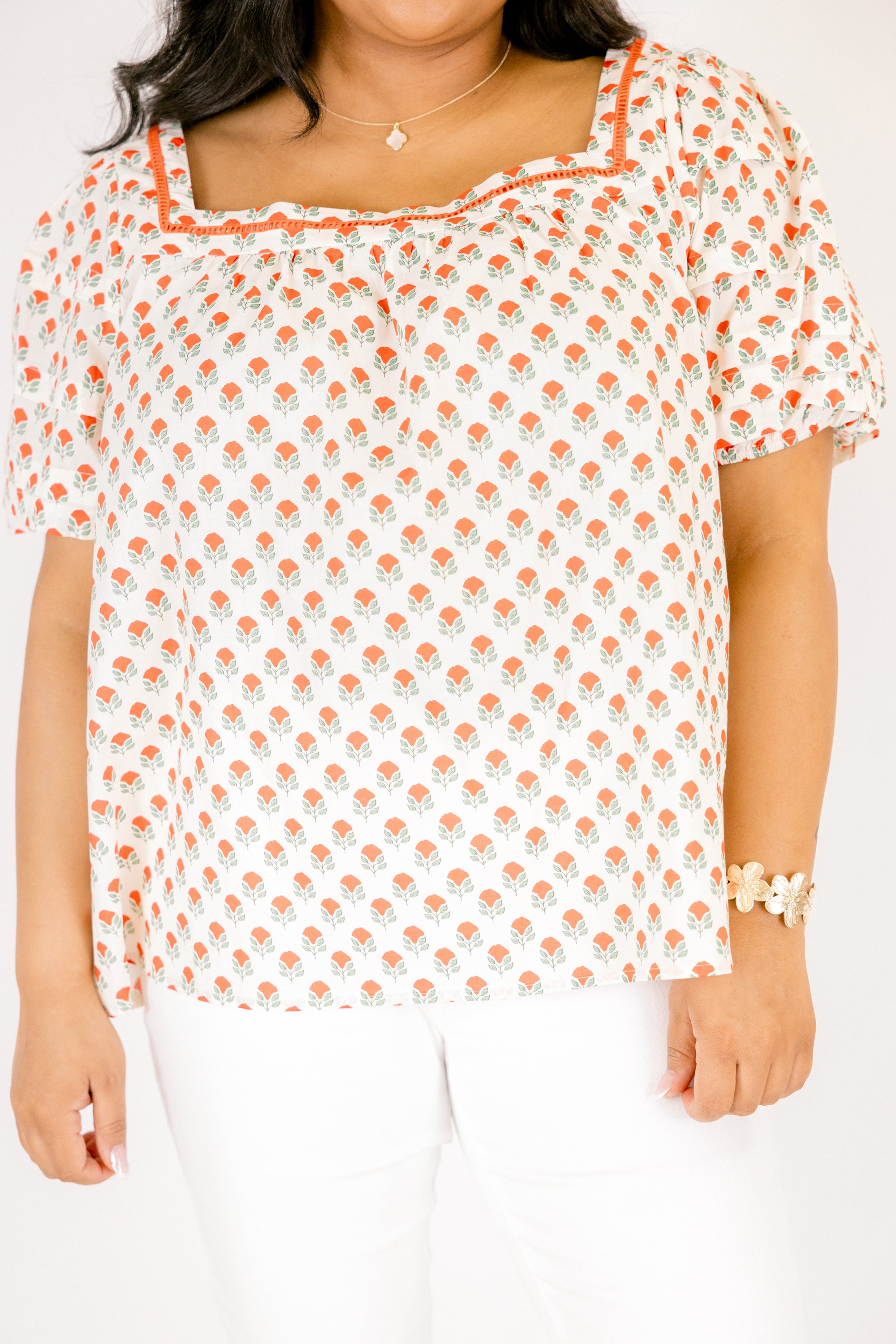 On Your Heart Top, Red 5 On Your Heart Top, Red - Image 5