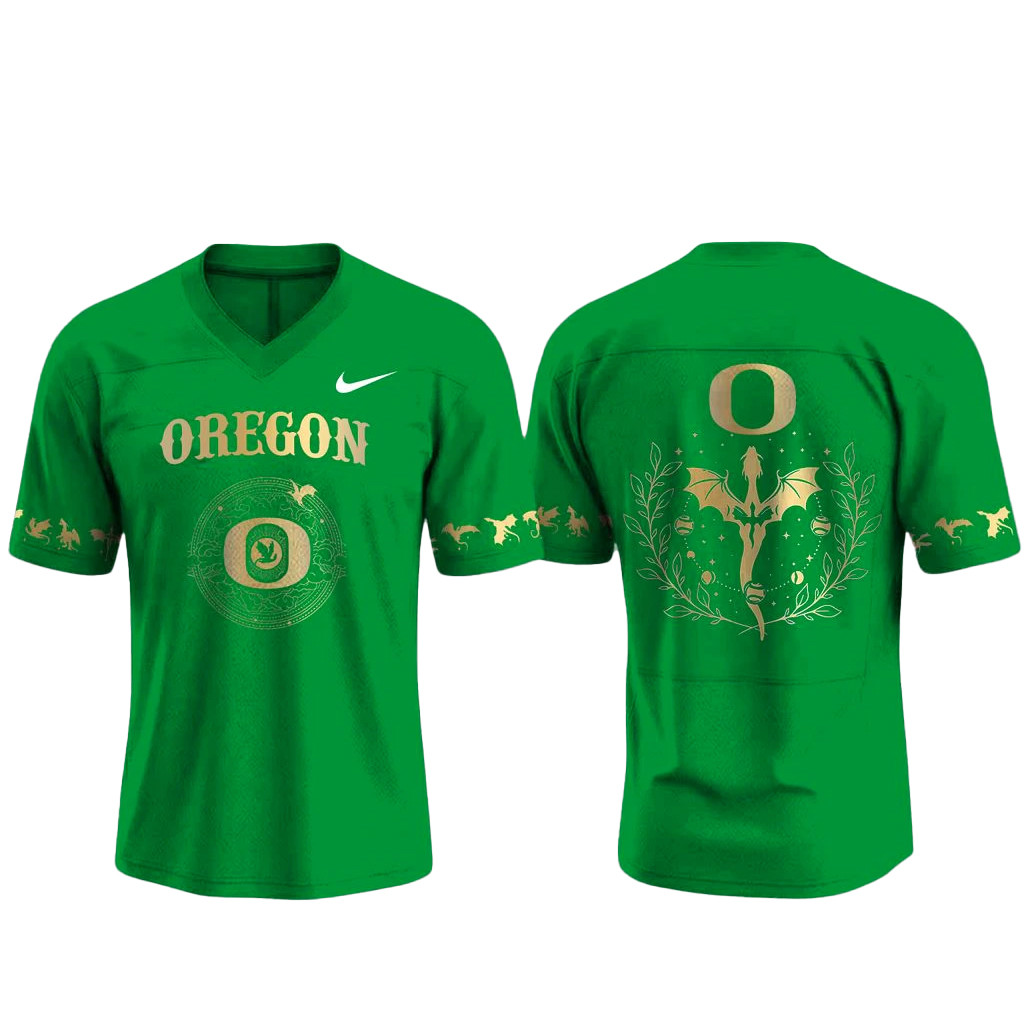 Oregon Ducks Fourth Wing Night 2026 Football Jersey