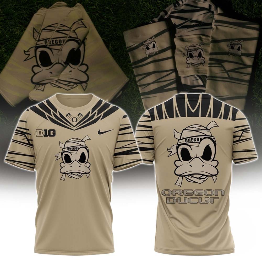 Oregon Ducks Mummy Duck 2026 Limited Edition 3D Shirt