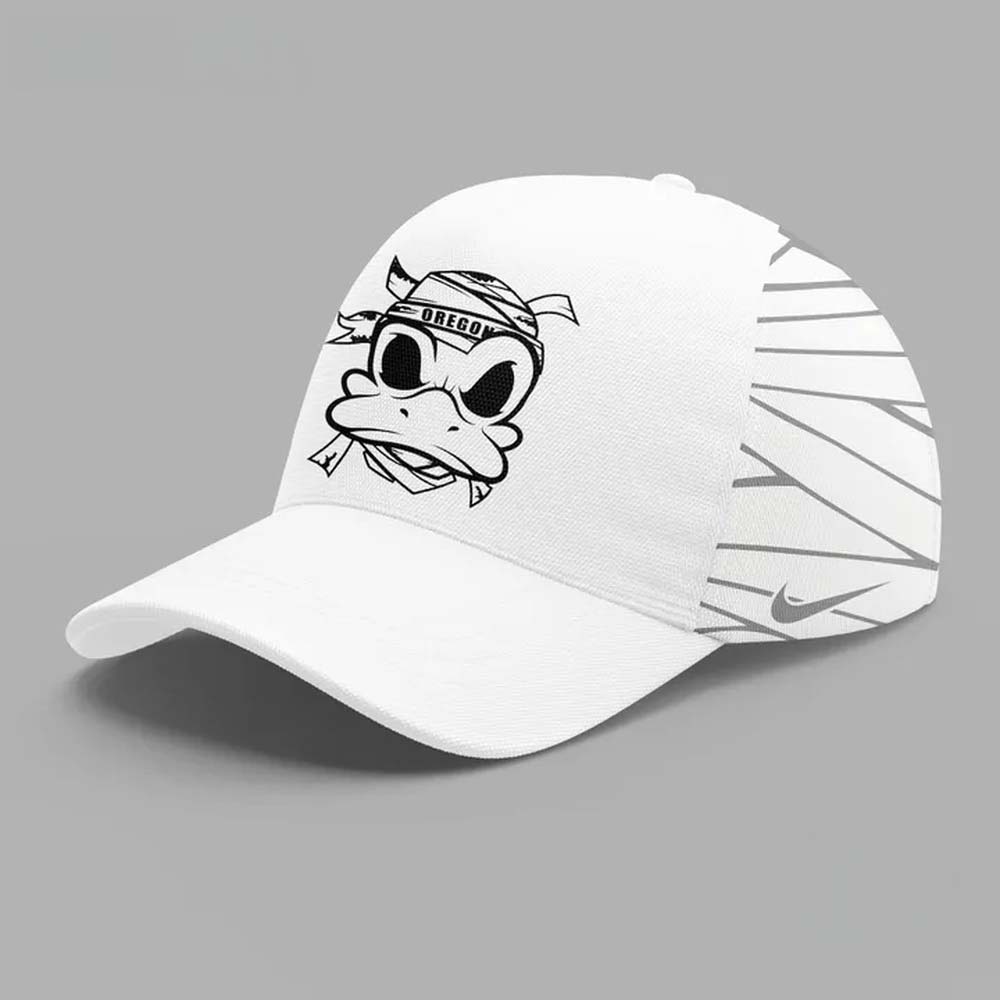 Oregon Ducks Mummy Duck 2026 White Cap