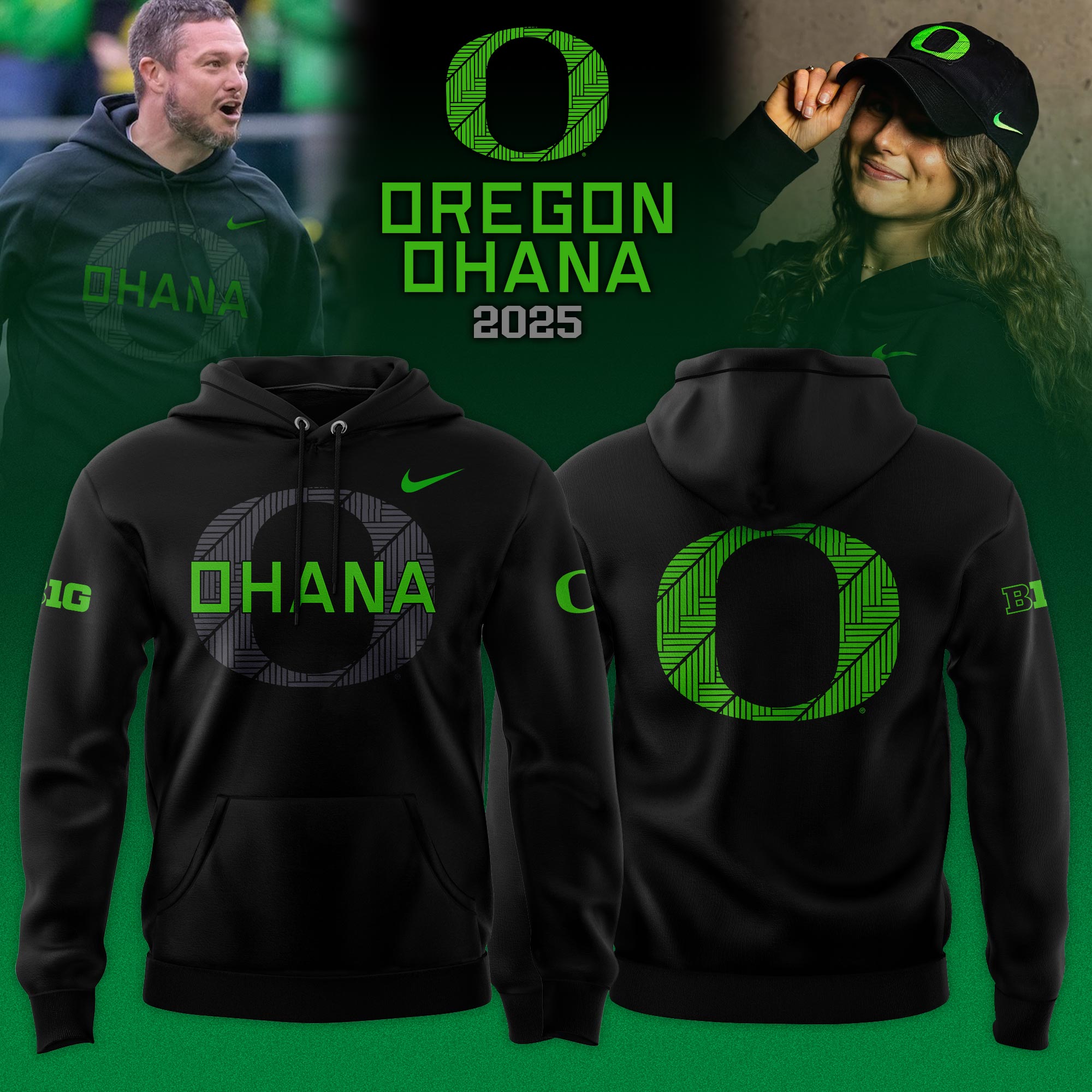 Oregon Ducks Ohana 2026 Limited Edition Hoodie
