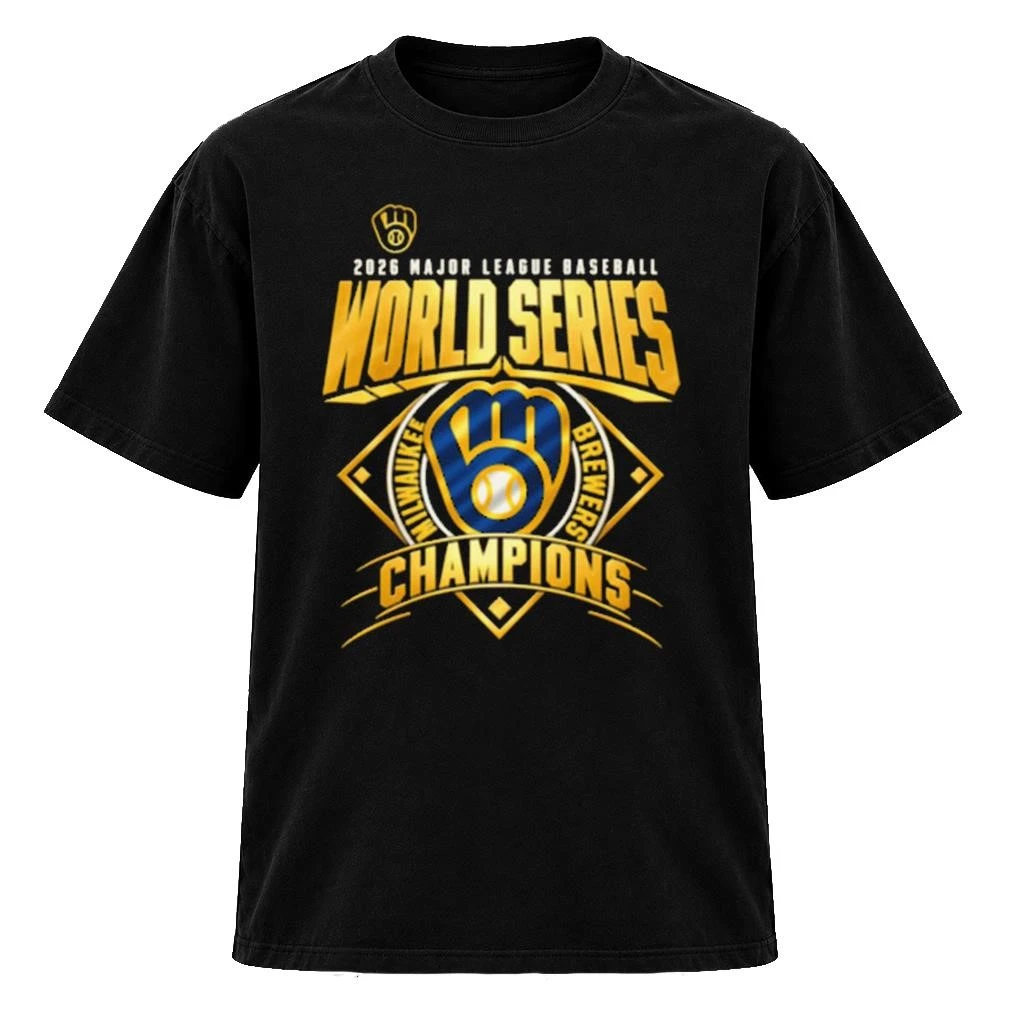 Original 2026 Major League Baseball World Series Champions Milwaukee Brewers TShirt