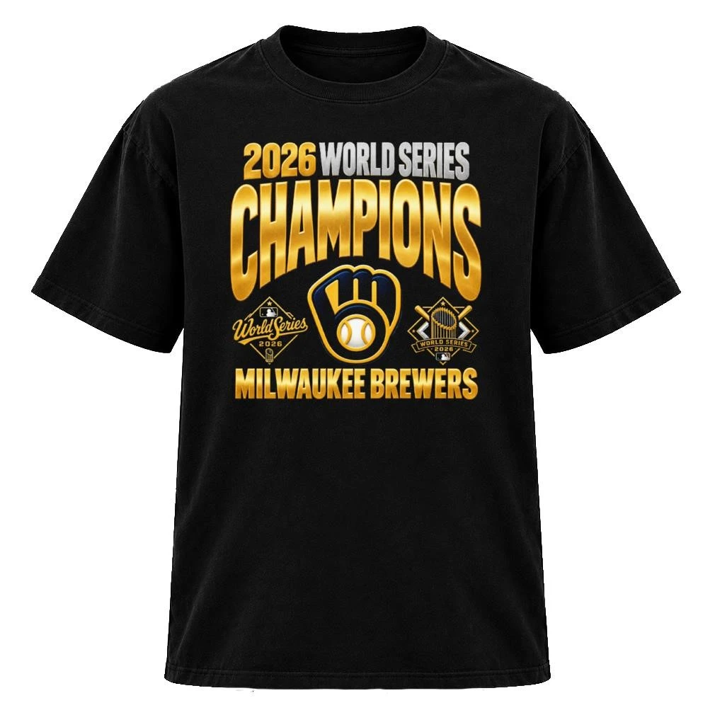 Original 2026 World Series Champions Milwaukee Brewers Logo TShirt