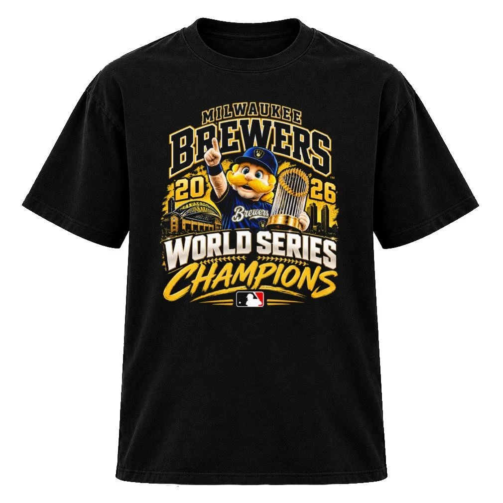 Original Milwaukee Brewers Mascot 2026 World Series Champions TShirt