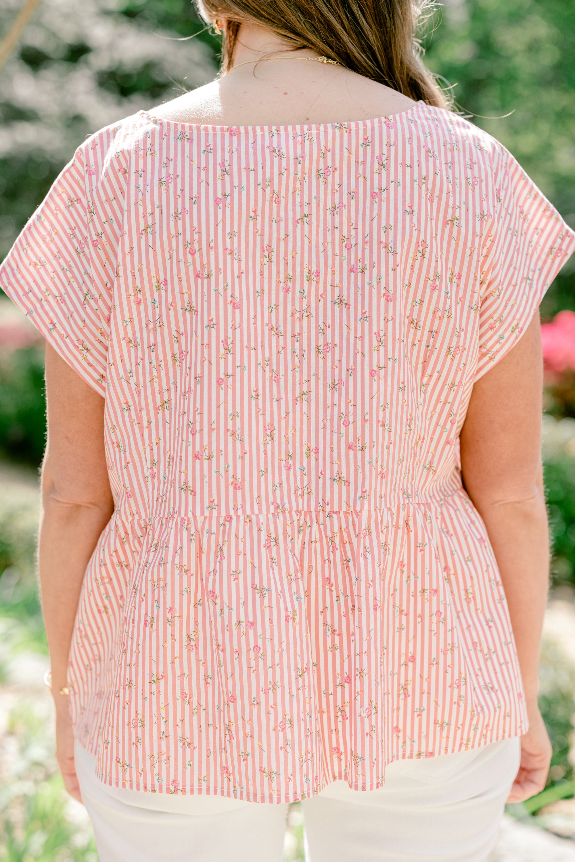 Over The Water Top, Pink Stripe 6 Over The Water Top, Pink Stripe - Image 6