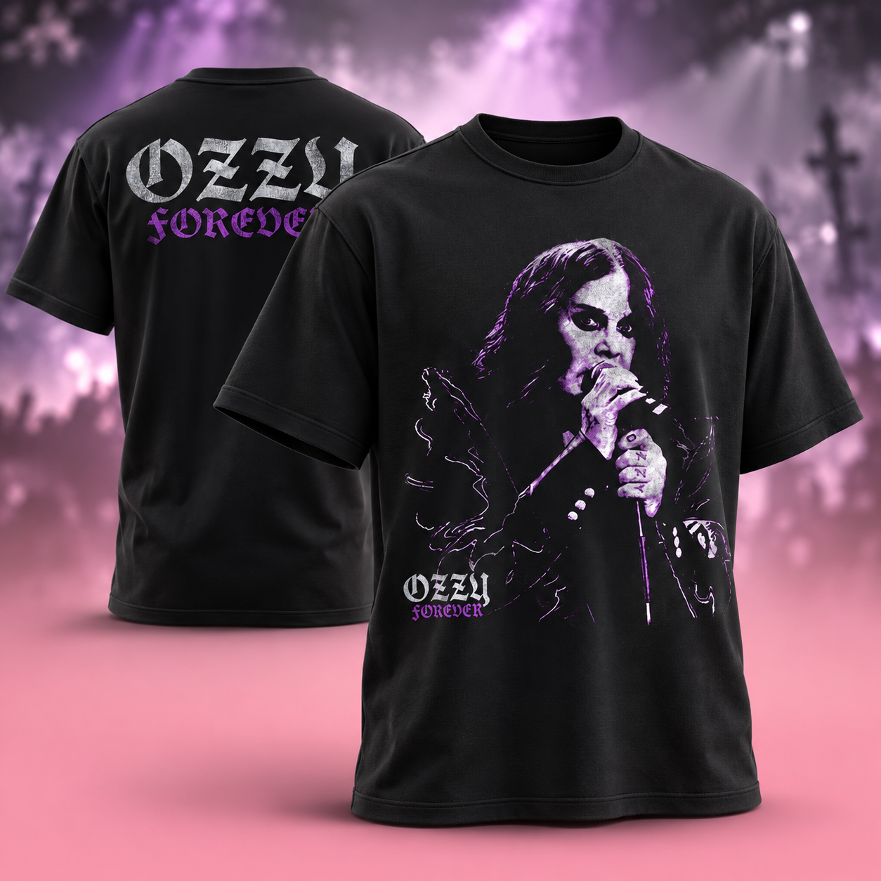 Ozzy Osbourne Back To The Beginning Ozzy Forever Portrait TShirt