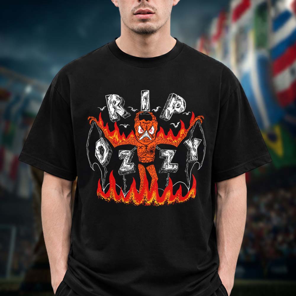 Ozzy Osbourne X Neckface Collab Limited Edition Tribute Unisex T Shirt