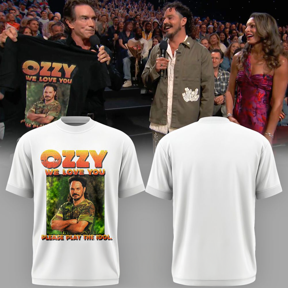 Ozzy We love You Please Play The Idol White Shirt
