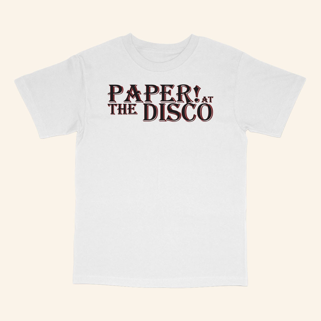 Paper At The Disco Merch 2026 Paper At The Disco LogoTShirtPresents For Brothers