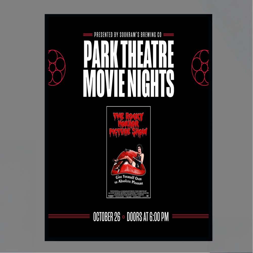 Park Theatre Movie Nights The Rocky Horror Picture Show October 26 Poster