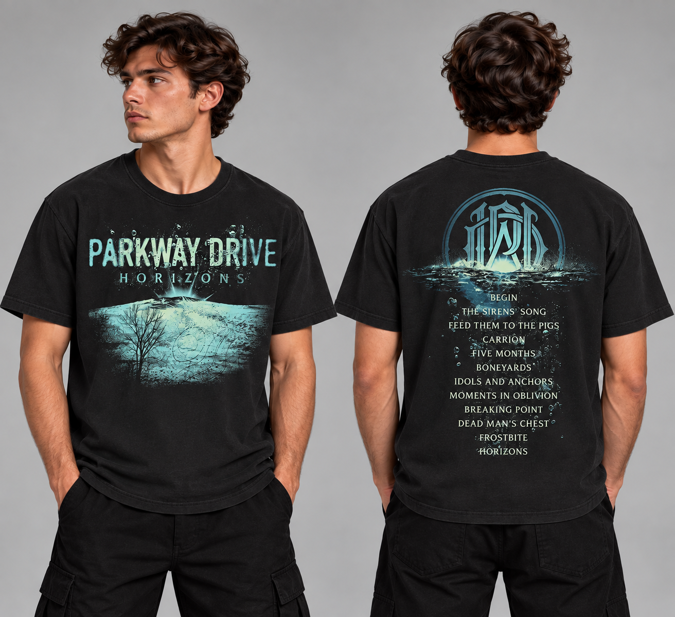 parkway drive horizons tracklist 2026 t shirt merch Bk6wG - merchtourboutique