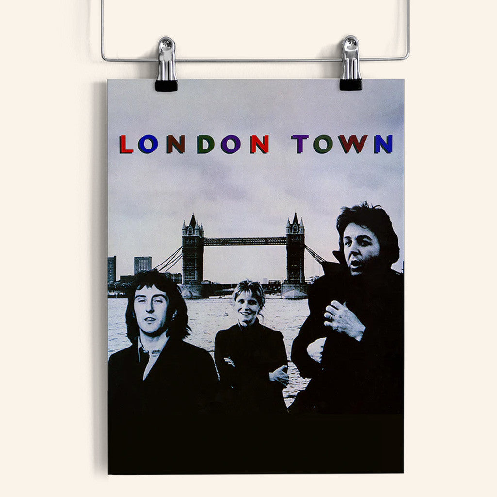 Paul McCartney Tour Merch London Town Poster For Fans Wall Art Decorations