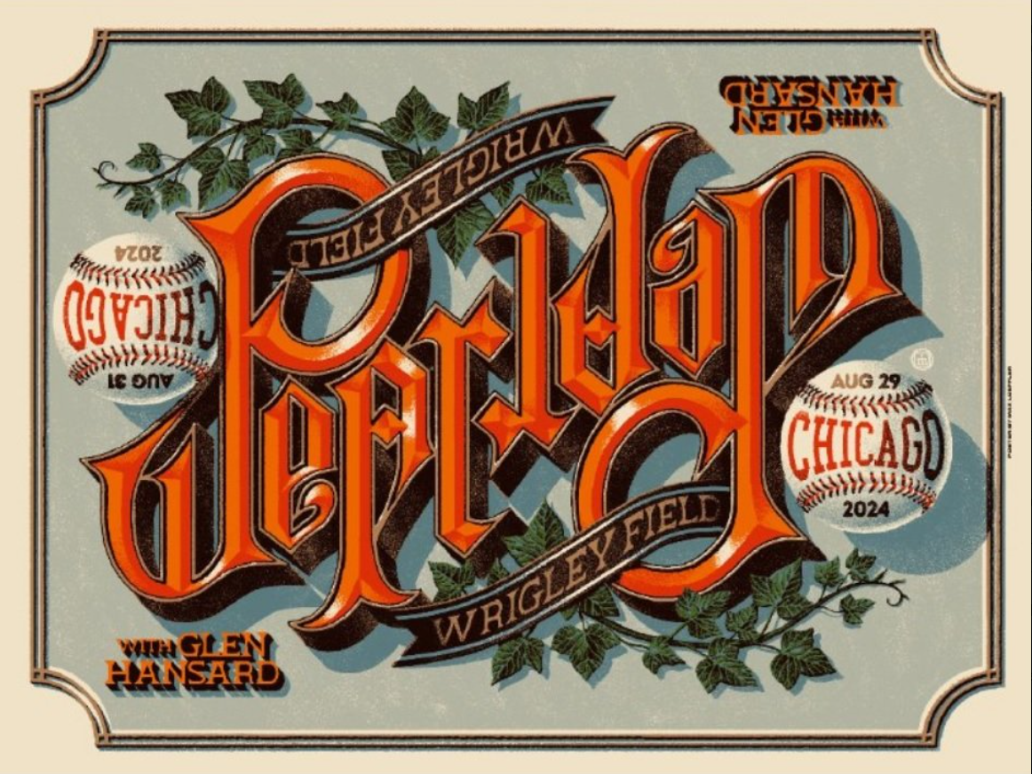 pearl jam aug 29 2024 wrigley field chicago illinois poster V0djA - merchtourboutique
