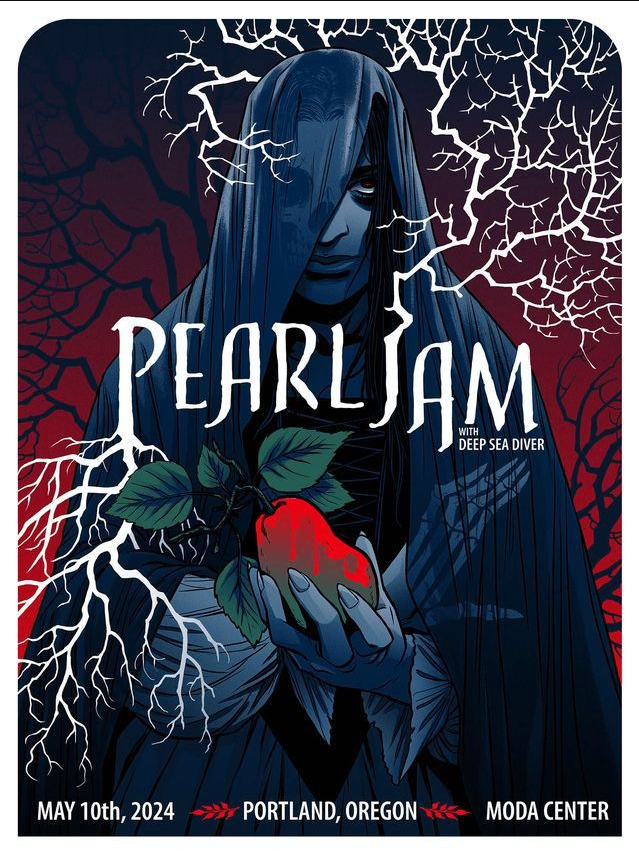 Pearl Jam May 10 2024 Moda Center, Portland Poster 2 - merchtourboutique pearl jam may 10 2024 moda center portland poster qv2XI - merchtourboutique