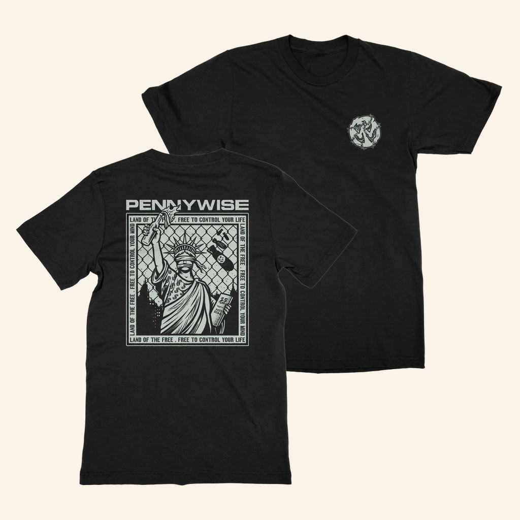 Pennywise Merch 2026 LibertyTShirtPennywise Shirt Best Gift For Rock Fans