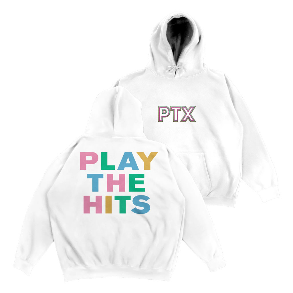 Pentatonix Merch 2026 Play The Hits White Hoodie Pentatonix Hoodie Gifts For Pop Lovers