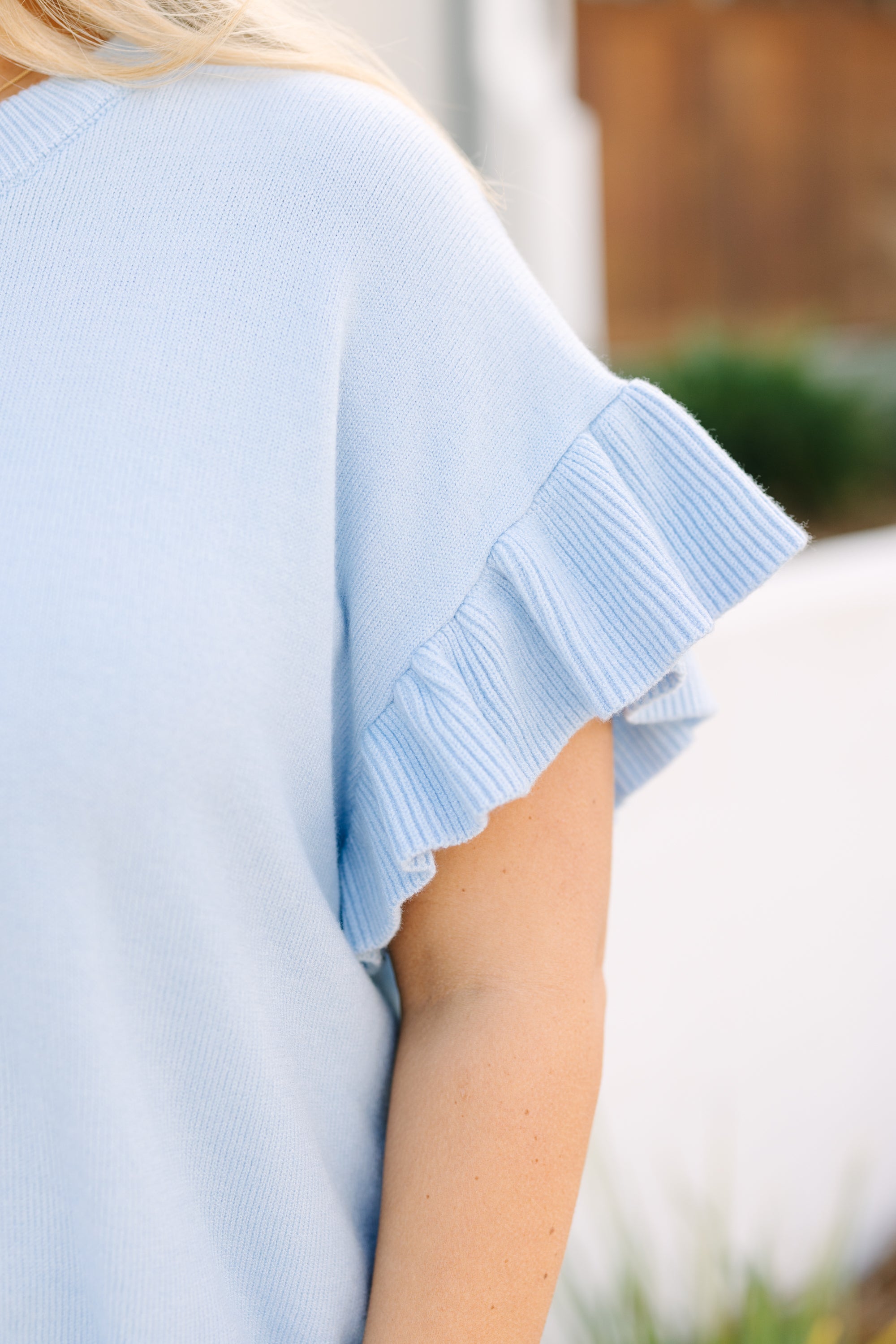 Perfectly You Sweater, Blue 4 Perfectly You Sweater, Blue - Image 4