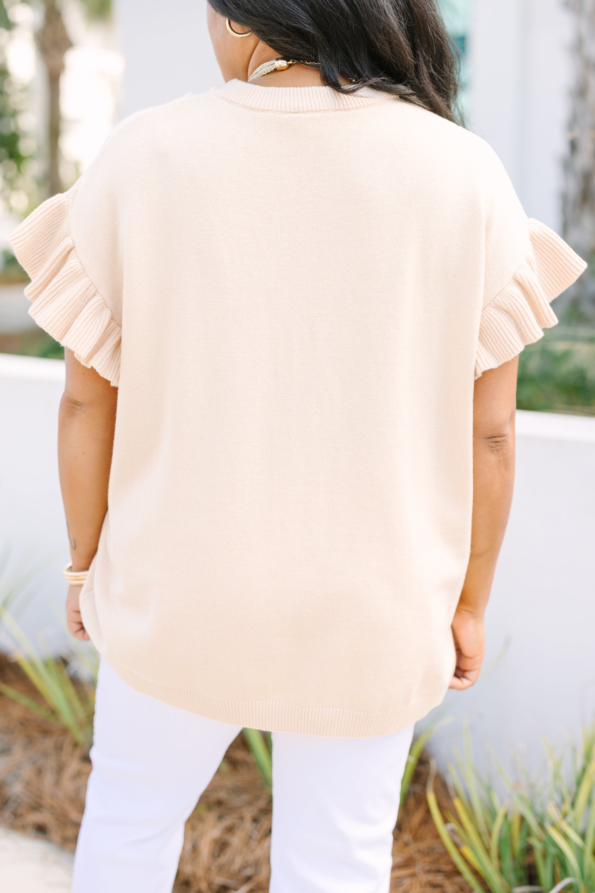 Perfectly You Sweater, Taupe 6 Perfectly You Sweater, Taupe - Image 6