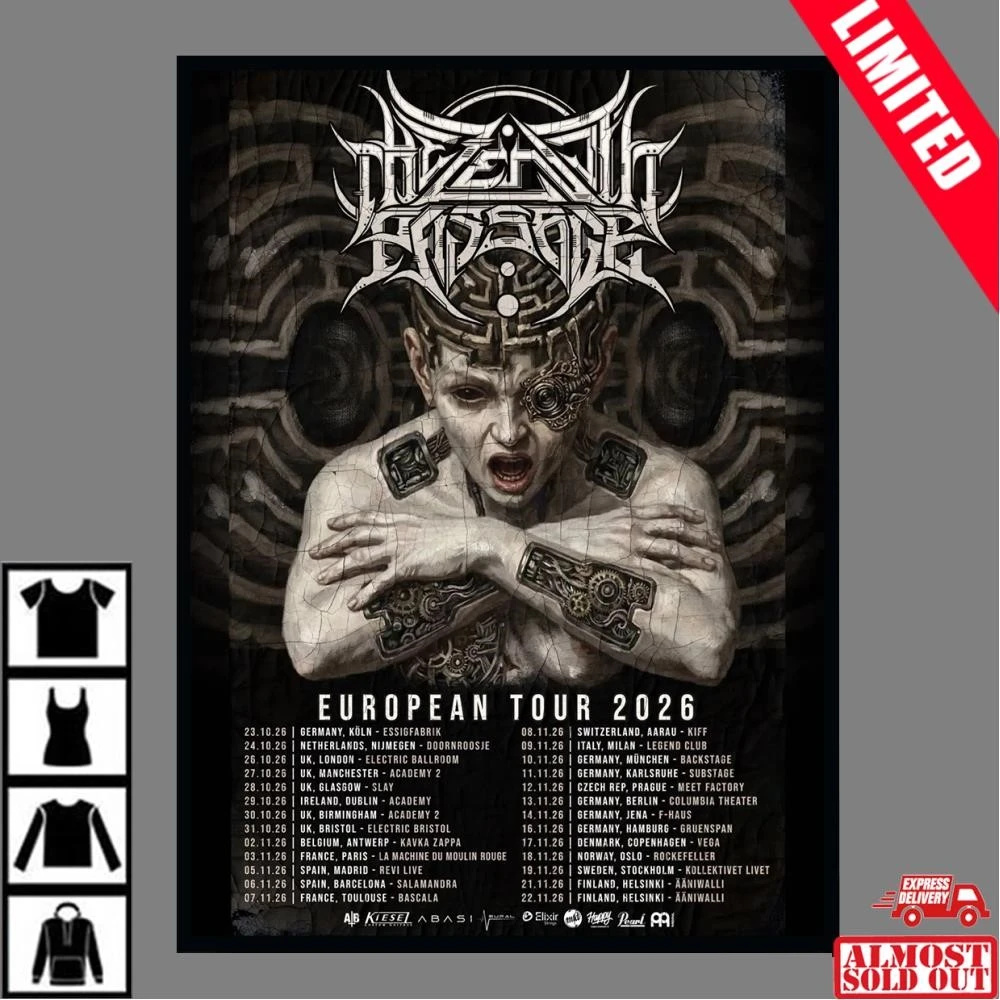 Periphery European Tour 2026 Concert Poster