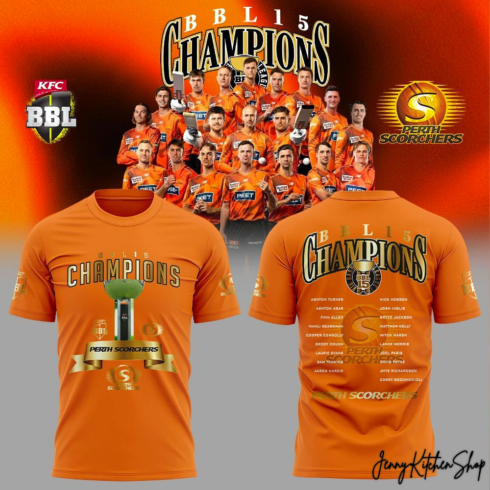 Perth Scorchers Champions Big Bash League Shirt Hoodie Gift For Every One