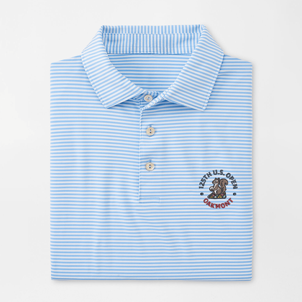 Peter Millar 125th US Open Hales Polo Shirt US Open Cup Performance Apparel Epic Retirement Surprise for Golfers 2026