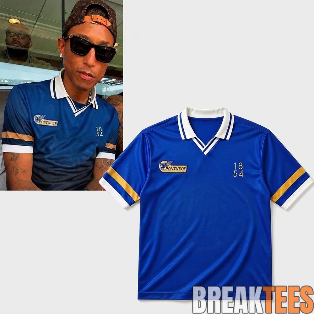 Pharrell Williams 2026 World Cup Pont Neuf 1854 Flower Polo Shirt