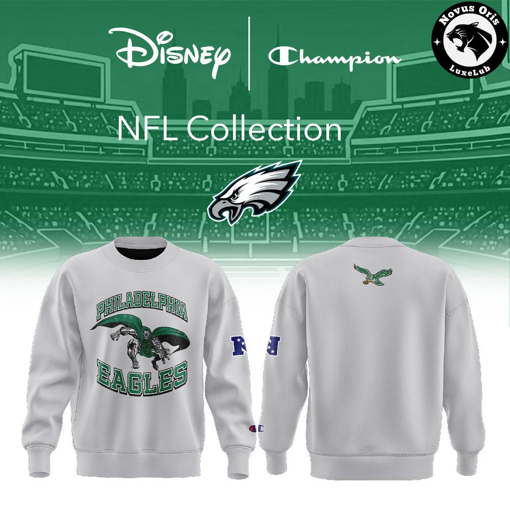 Philadelphia Eagles x Disney Champion NFL Main Character Energy Sweatshirt 1 - Unicasport Philadelphia Eagles x Disney Champion NFL Main Character Energy Sweatshirt