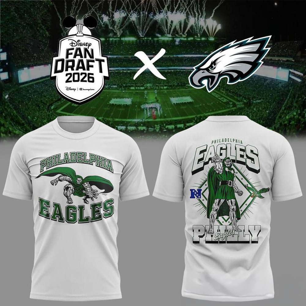 Disney Doctor Doom TShirt - Philadelphia Eagles Fan Draft 2026