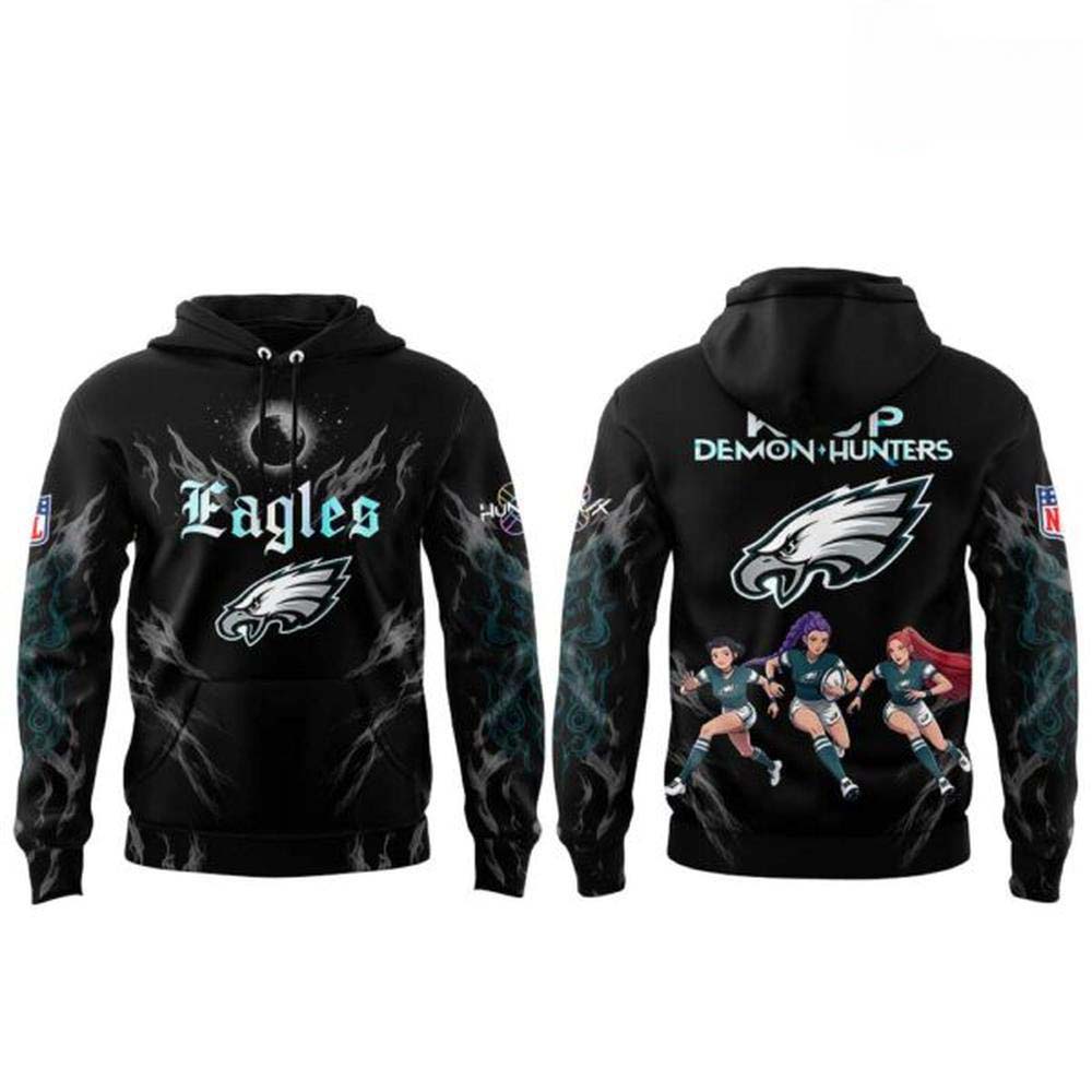 Close-up of the crossover hoodie graphic detailing
