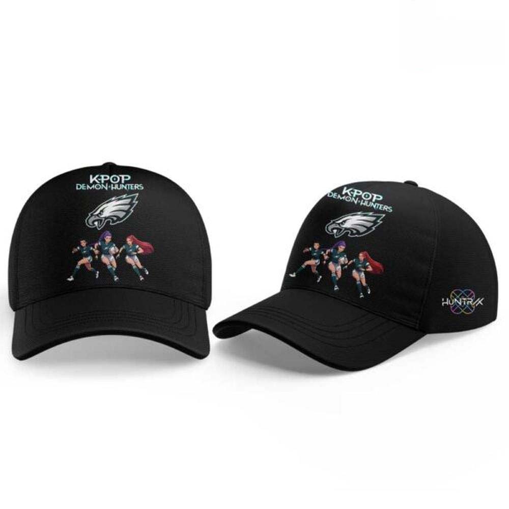 Philadelphia Eagles x KPop Demon Hunters 2026 Crossover Hoodie - Image 3