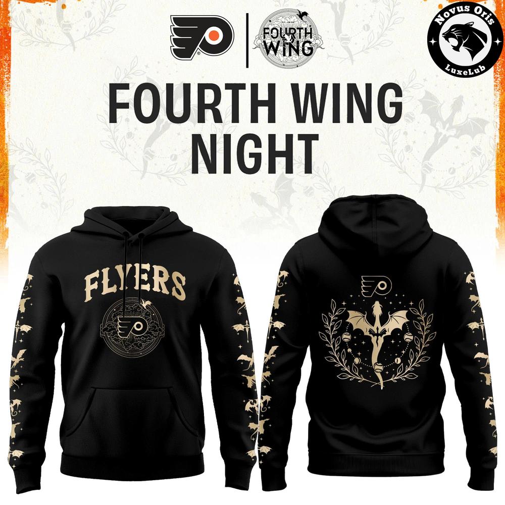 Philadelphia Flyers Fourth Wing Night Limited Edition Hoodie 1 - Unicasport Philadelphia Flyers Fourth Wing Night Limited Edition Hoodie