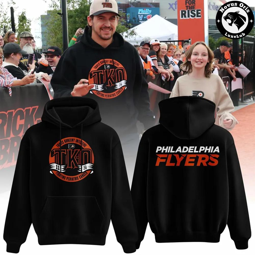Philadelphia Flyers TK-O Cancer 2026 Black Pullover Hoodie 1 - Unicasport Philadelphia Flyers TK-O Cancer 2026 Black Pullover Hoodie