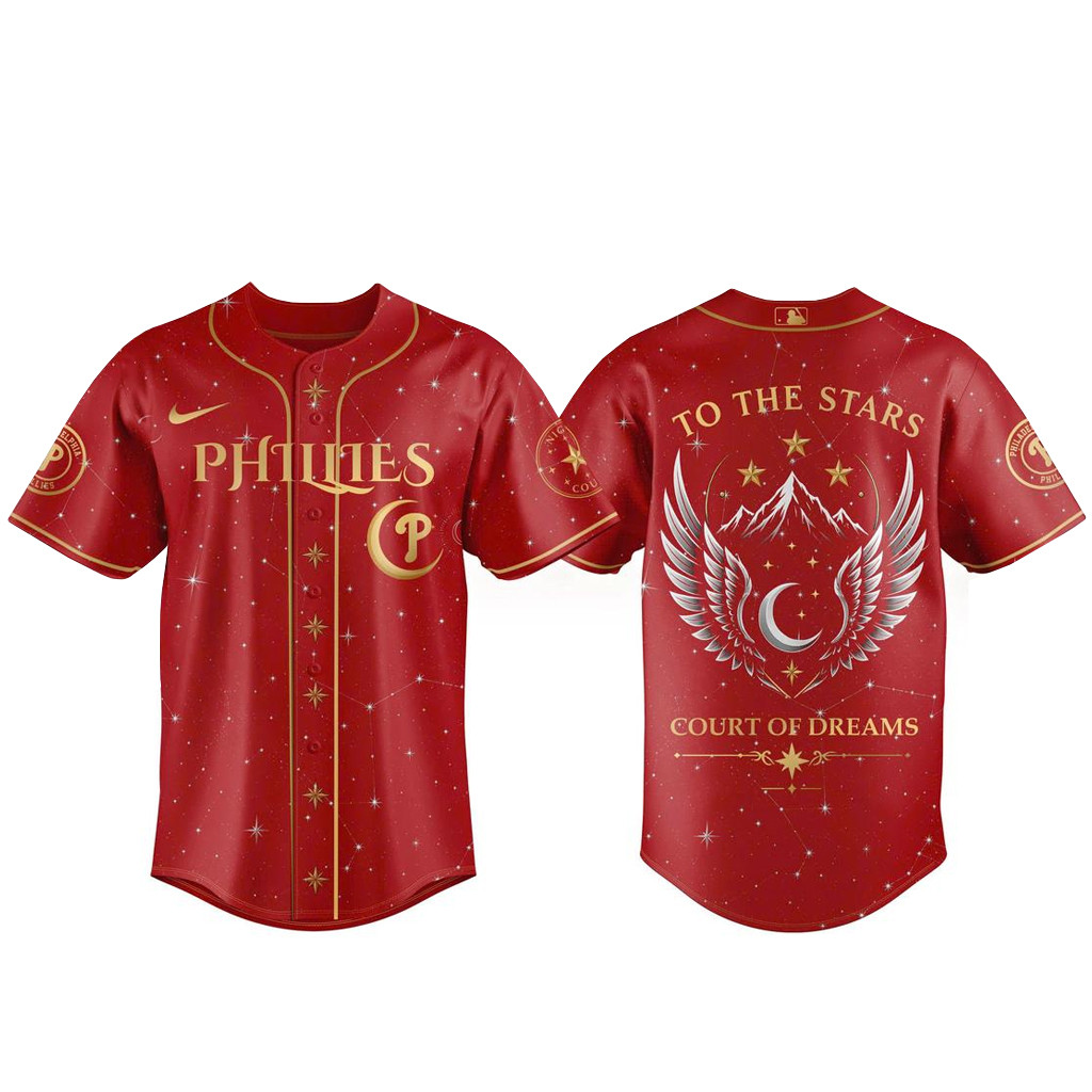 Philadelphia Phillies Acotar Night Court Of Dreams 2026 Baseball Jersey
