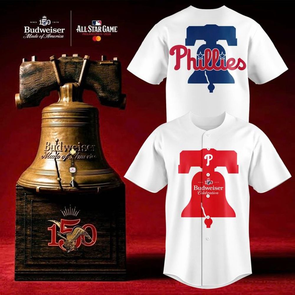 Philadelphia Phillies x Budweiser 150th Anniversary 2026 MLB All-Star Game Baseball Jersey