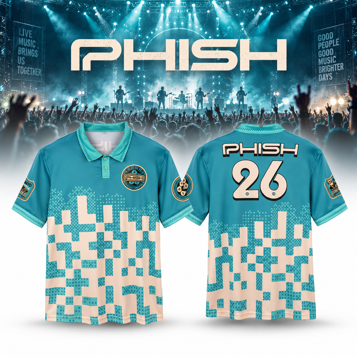 Phish Football Club Jersey Summer Tour 2026 Merch Store 1 - Unicasport Phish Football Club Jersey Summer Tour 2026 Merch Store