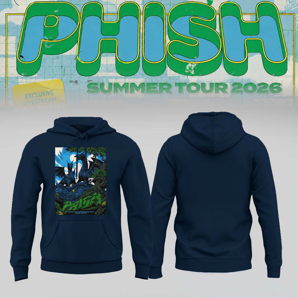 Phish Summer Tour 2026 Columbia MD Hoodie