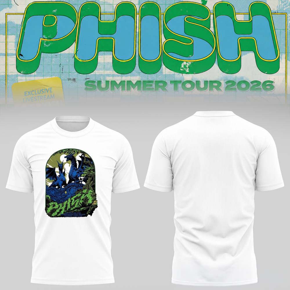 Phish Summer Tour 2026 Columbia MD Apparel Custom T-Shirt