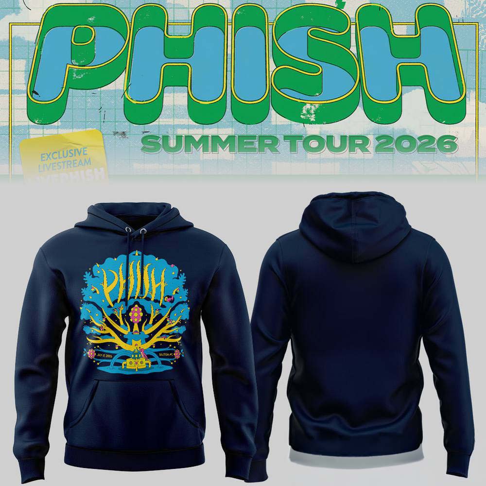 Phish Summer Tour 2026 Raleigh NC Hoodie