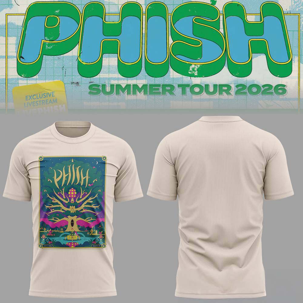 Phish Summer Tour 2026 Raleigh NC Shirt