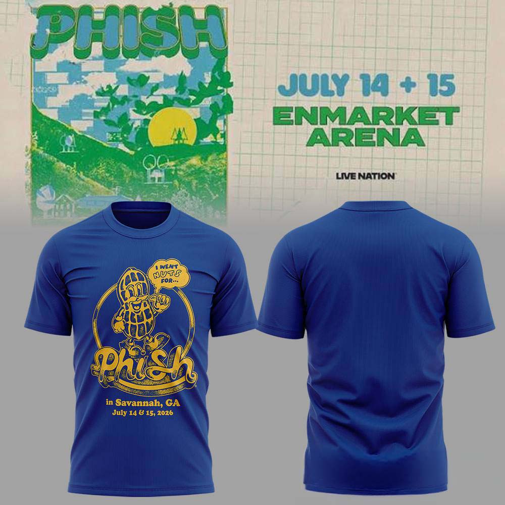 Phish Summer Tour 2026 Savannah GA Shirt