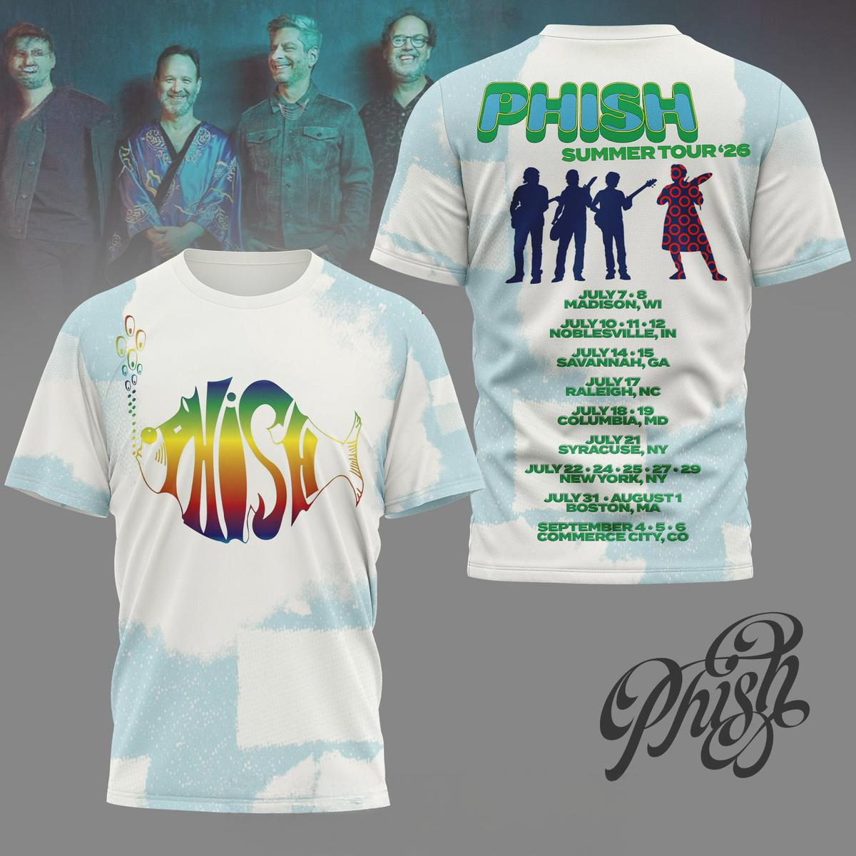 Phish Summer Tour 2026 TShirt