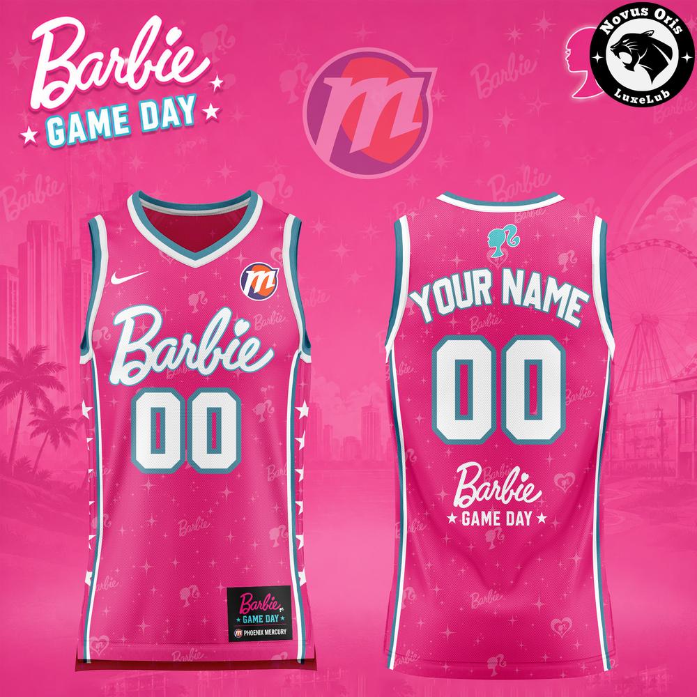 Phoenix Mercury Barbie Game Day 2026 Basketball Jersey 1 - Unicasport Phoenix Mercury Barbie Game Day 2026 Basketball Jersey