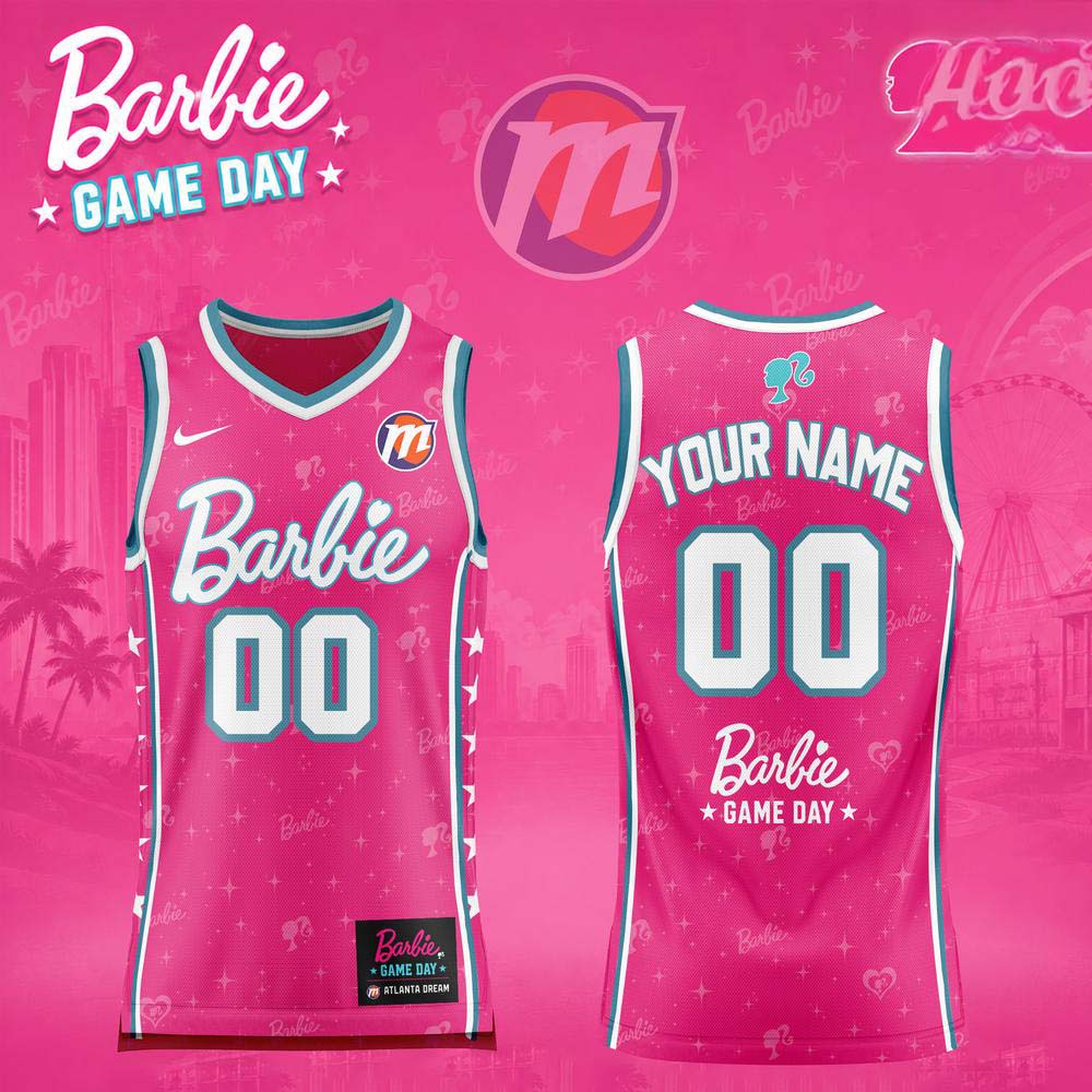 Phoenix Mercury Barbie Pink Basketball Jersey