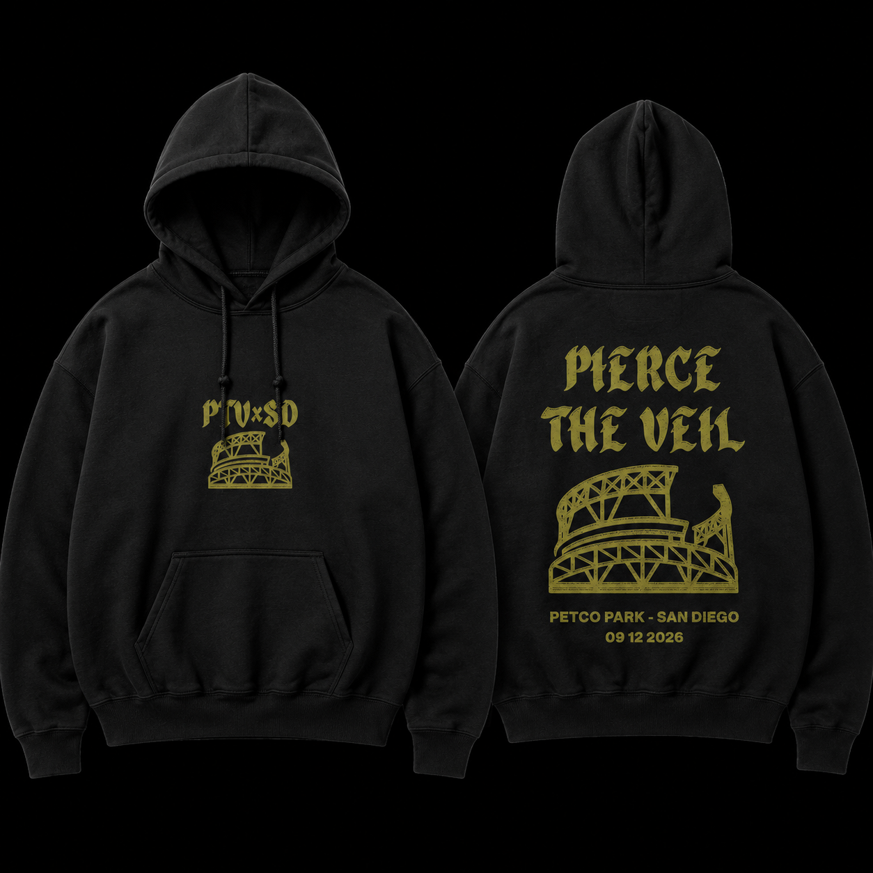 Pierce The Veil San Diego Sep 12 2026 Hoodie Exclusive Merch 1 - merchtourboutique pierce the veil san diego sep 12 2026 hoodie exclusive merch e37e1 - merchtourboutique