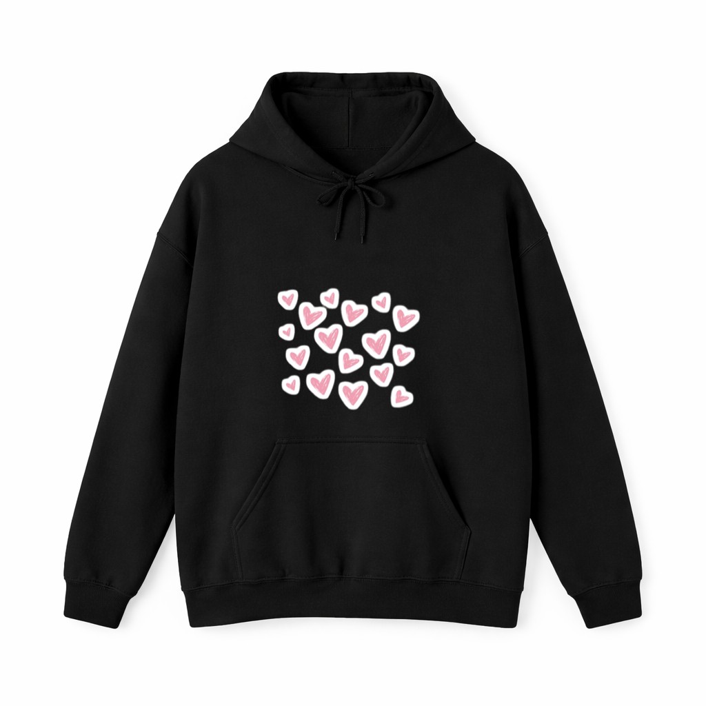 Pink Hearts Which My Gift For You Graphic Hoodie