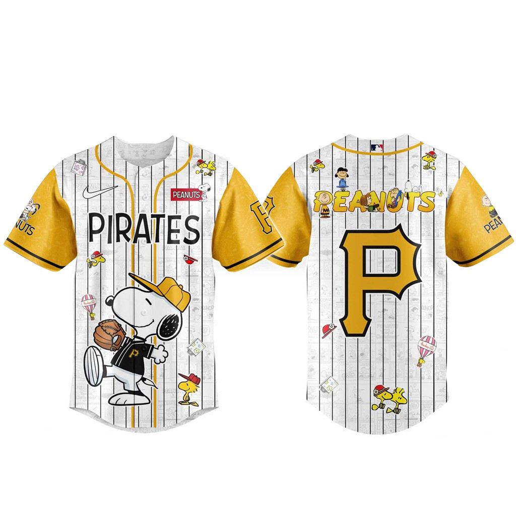 Pittsburgh Pirates Peanuts Night 2026 Baseball Jersey
