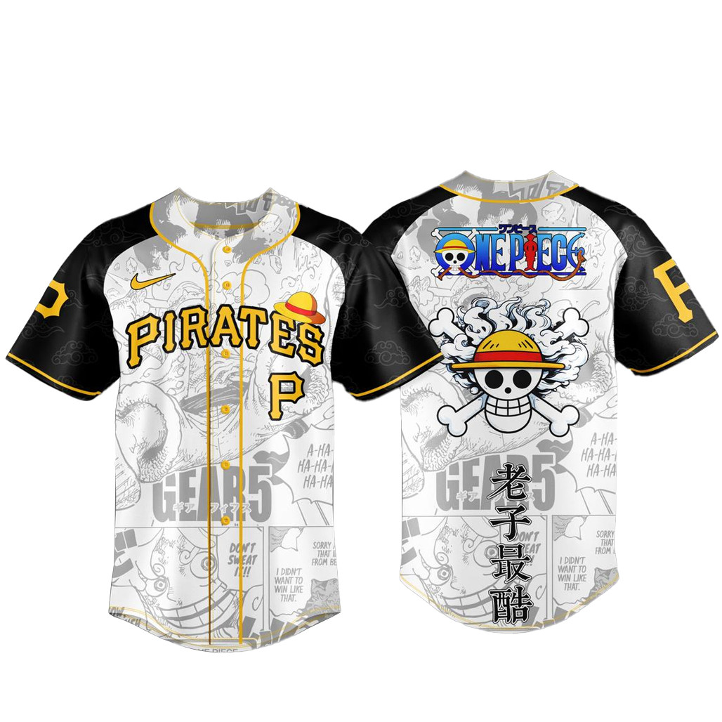 Pittsburgh Pirates x One Piece Night 2026 Baseball Jersey