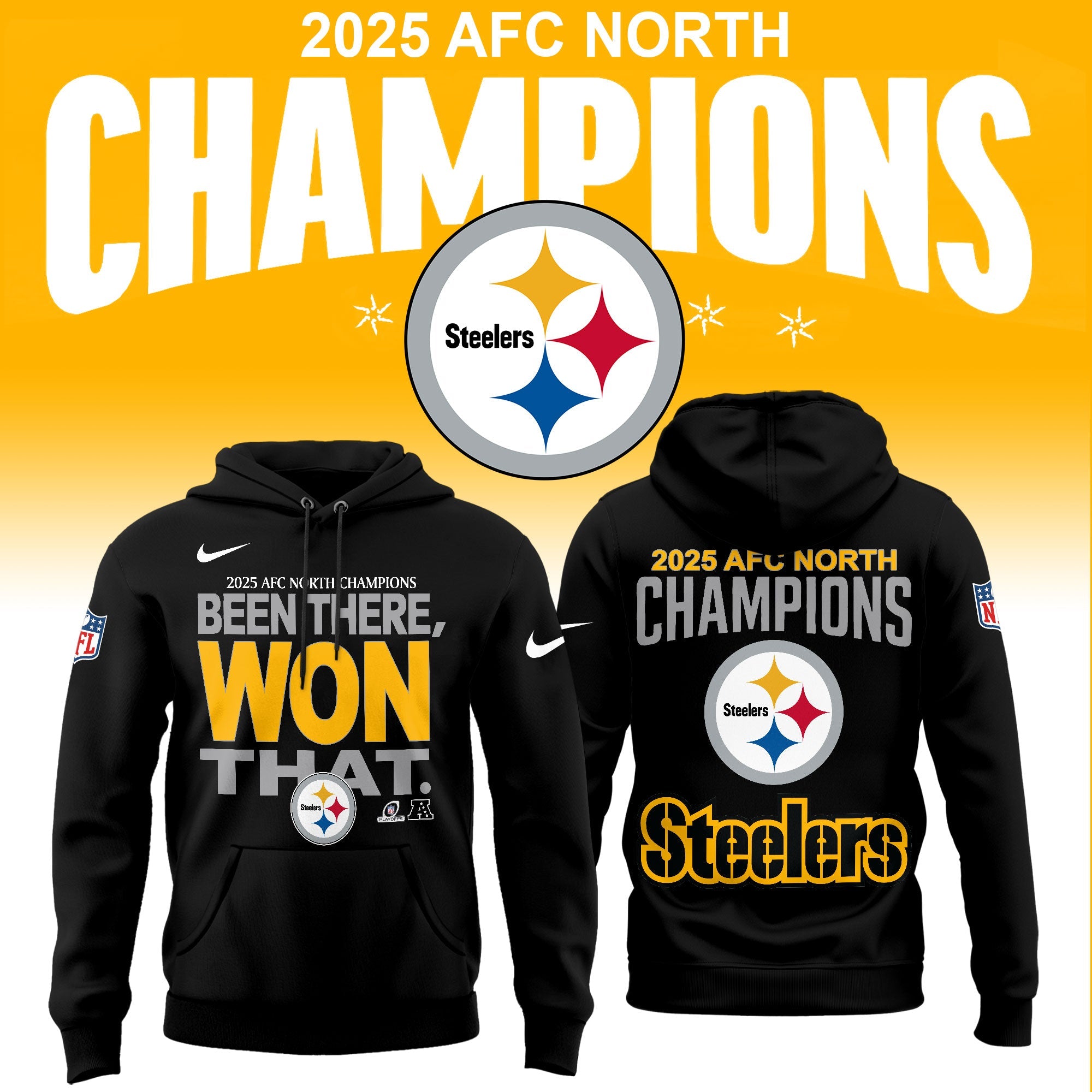 Pittsburgh Steelers 2026 AFC North Division Champions Limited Edition Shirt 9233952309461