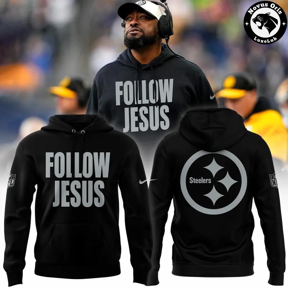 Pittsburgh Steelers Follow Jesus Christian Graphic Hoodie 1 - Unicasport Pittsburgh Steelers Follow Jesus Christian Graphic Hoodie